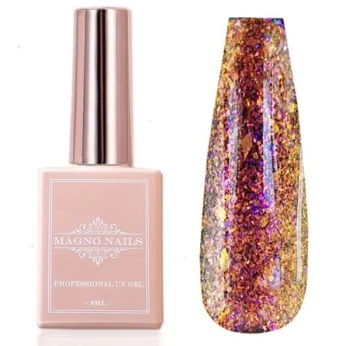 UV Gel - 2206 - Peacock Gel - Rio De Janeiro - Rainbow Flakes